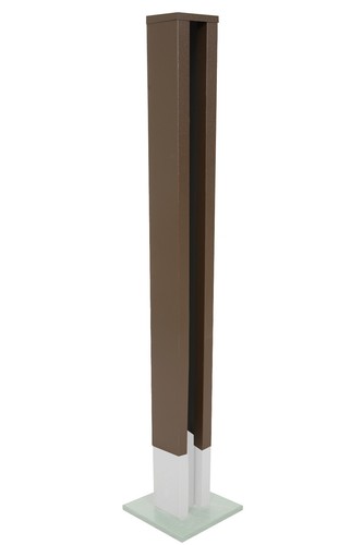 Slotted concrete end - end, post