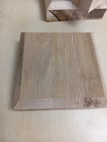 Solid oak fence - fence, post
