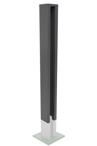 Slotted concrete end post - end,