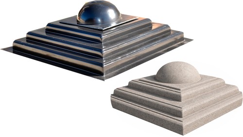 Concrete mold fence - concrete, post