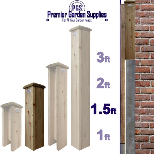 5ft timber concrete - (45cm), timber/concrete
