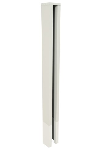 Slotted concrete end post - slotted,