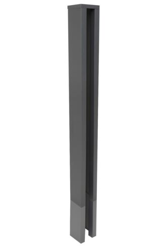 Slotted concrete end post - slotted,