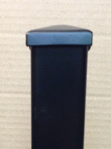 Metal fence post 50mm box - metal,