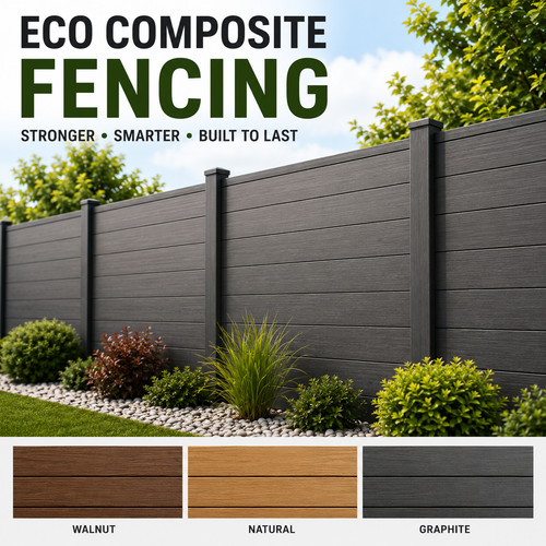 Eco composite fencing panels - eco,